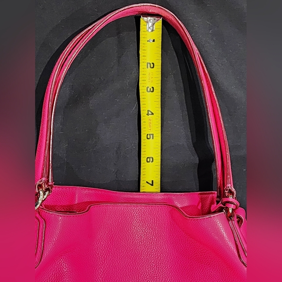 COACH | Edie Shoulder Bag 31 | Pebbled Leather | Fuschia - Picture 13 of 14